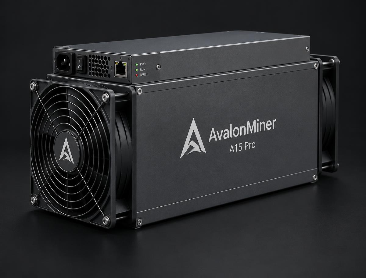 Canaan Avalon Miner A15 Pro air-cooled SHA-256 ASIC miner